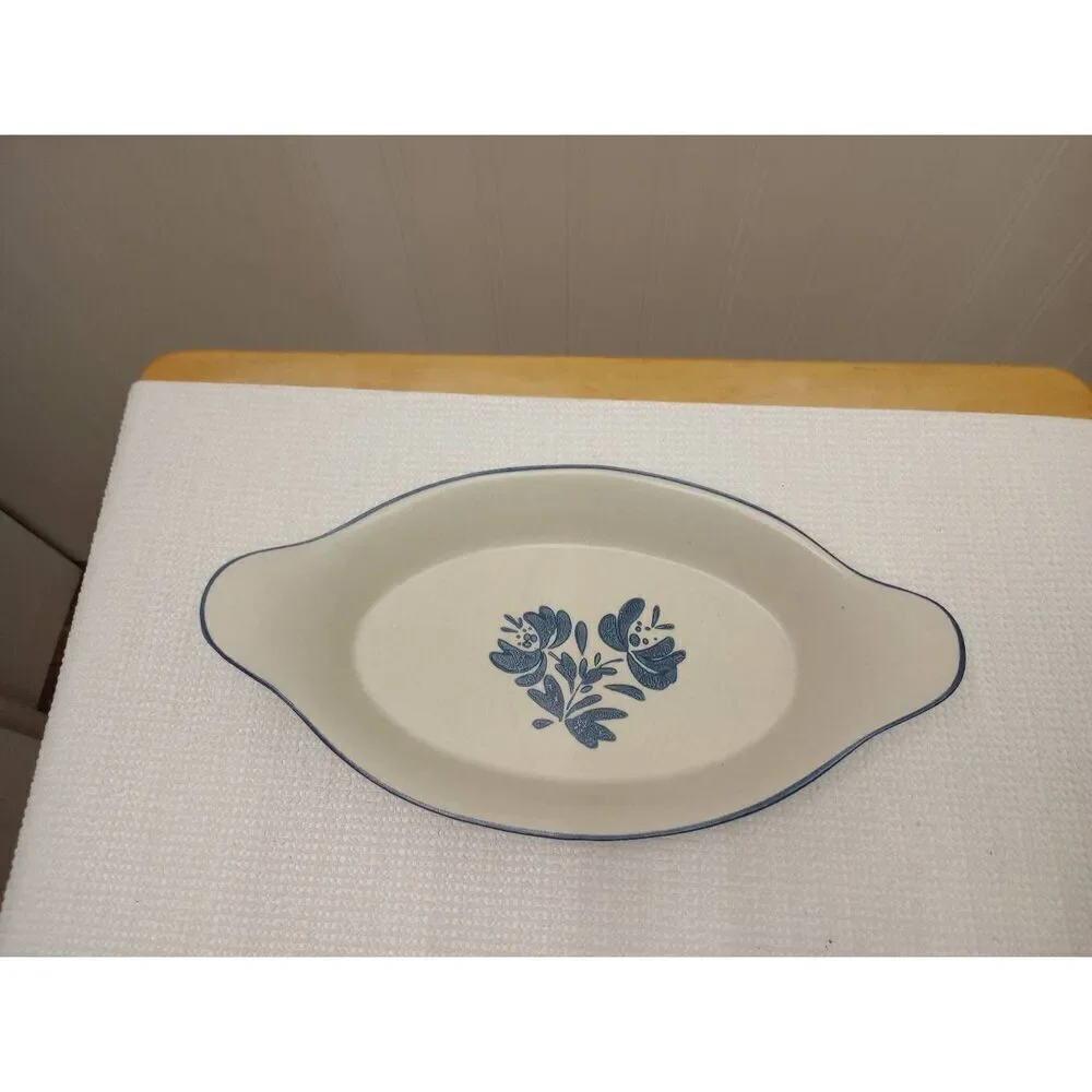 Pfaltzgraff Yorktown blue au gratin casserole dish # 270